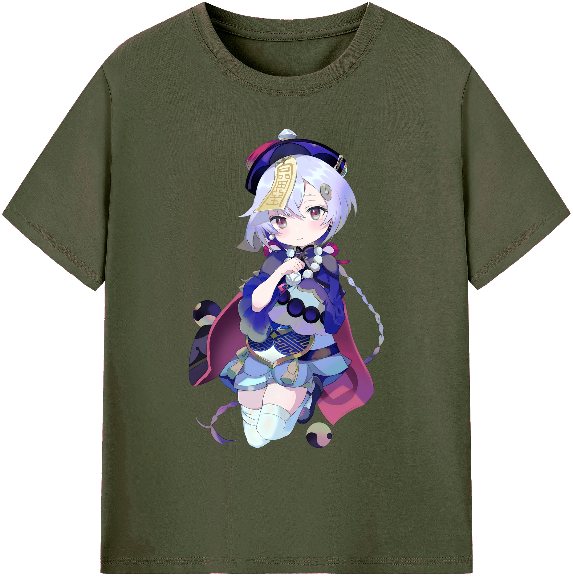 げんし神 七七 なな  genshin Nana 綿100％ メンズ半袖Tシャツ｜肌触りやわらか＆通気性